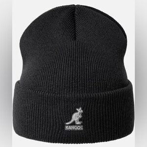 Kangol Acrylic Cuff Pull On Beanie in Black